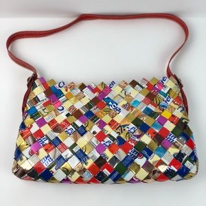 Nahui Ollin Candy Wrapper Purse Handbag